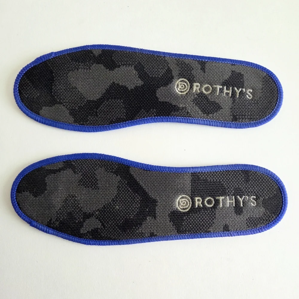Rothy's Camo Pattern Slip-On Sneakers, Gray & Black  Size 9